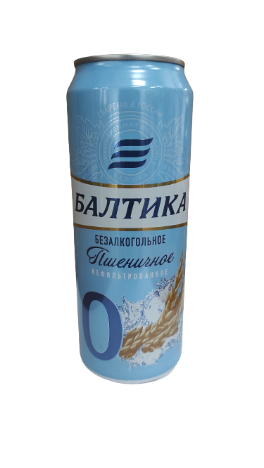 Балтика №0 Пшеничное 0,45л ж/б 24шт